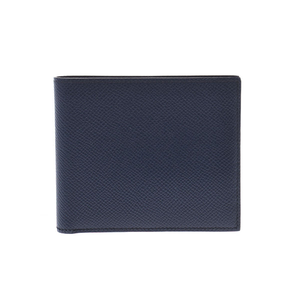 Hermes Hermes Citizen Twill Compact Blue Indigo Y Champion (around 2020) Men's Epson Wallet A-Rank Used Silgrin