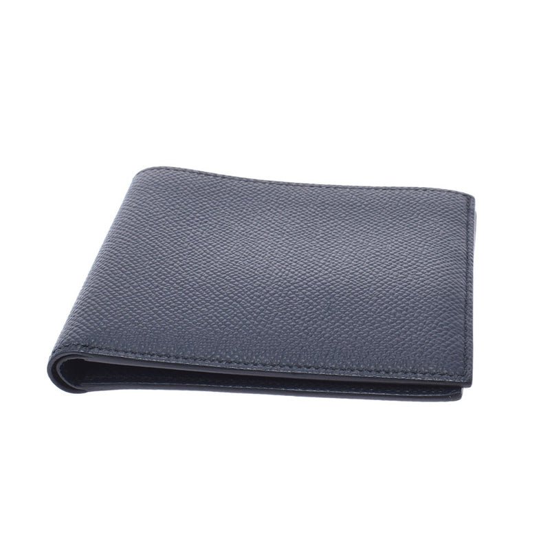 HERMES CITIZEN TWILL Card Holder - Black. Used and Excellent