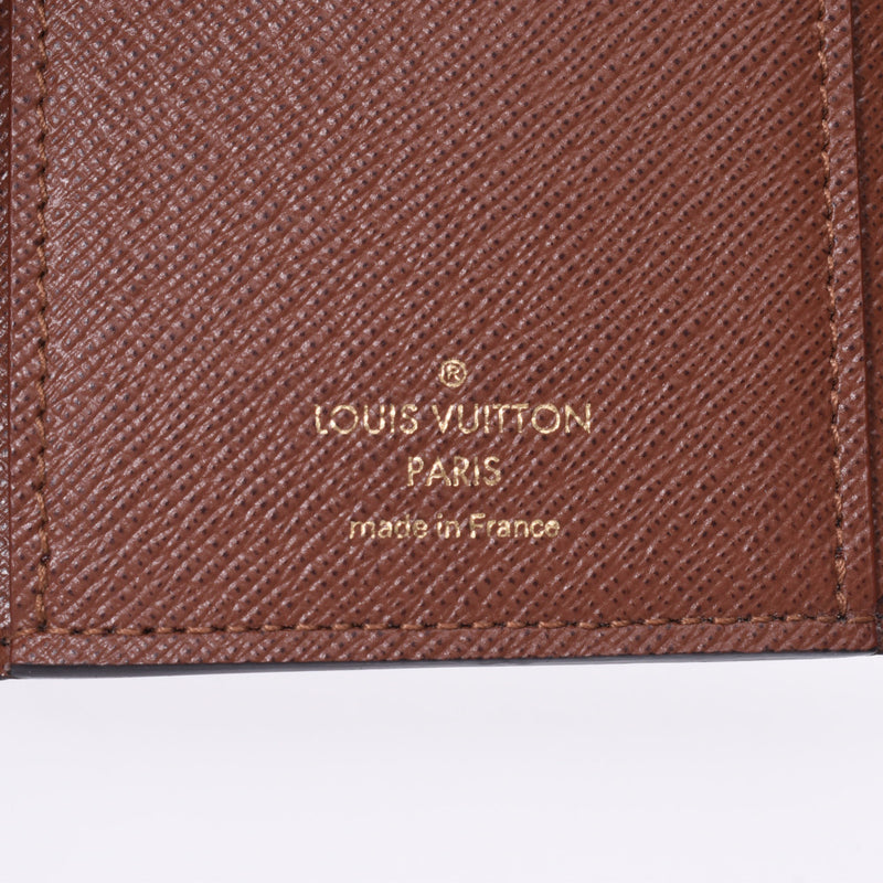 LOUIS VUITTON ルイヴィトン モノグラム ポルトフォイユ ヴィクトリーヌ ブラウン M62472 ユニセックス モノグラムキャンバス 三つ折り財布 新同 中古 銀蔵