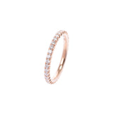 Cartier Cartier Cartier Cartier Ethansel Duchaltier Wedding Ring Eternity #47 Ladies K18PG/Diamond Ring/Ring A Rank Used Ginzo