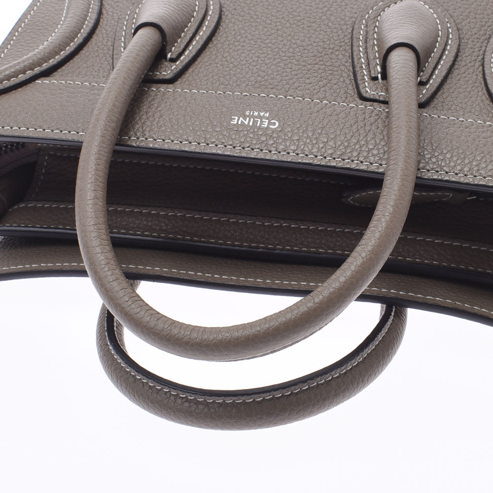 Celiner Gauge Nano Shopper 2WAY Suri (Greige) Ladies Calf Handbag