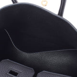 Hermes Hermes Burkin 25 Black Gold Bracket Z Engraved (around 2021) Women's Togo Handbag New Sinkjo