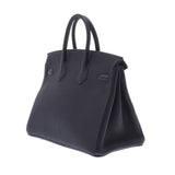 Hermes Hermes Burkin 25 Black Gold Bracket Z Engraved (around 2021) Women's Togo Handbag New Sinkjo