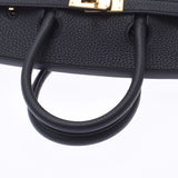 Hermes Hermes Burkin 25 Black Gold Bracket Z Engraved (around 2021) Women's Togo Handbag New Sinkjo