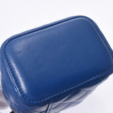 CHANEL シャネル マトラッセ スモール バニティケース ブルー ゴールド金具 レディース ラムスキン ショルダーバッグ Aランク 中古 銀蔵