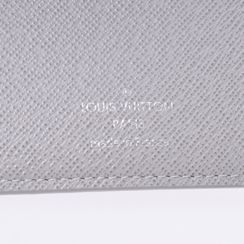 路易威顿路易斯·维顿（Louis Vuitton）会标Blon Portofoyille Multe Pulle Light Grey M67819女用式会标帆布B​​i -fold Challet未使用的Ginzo