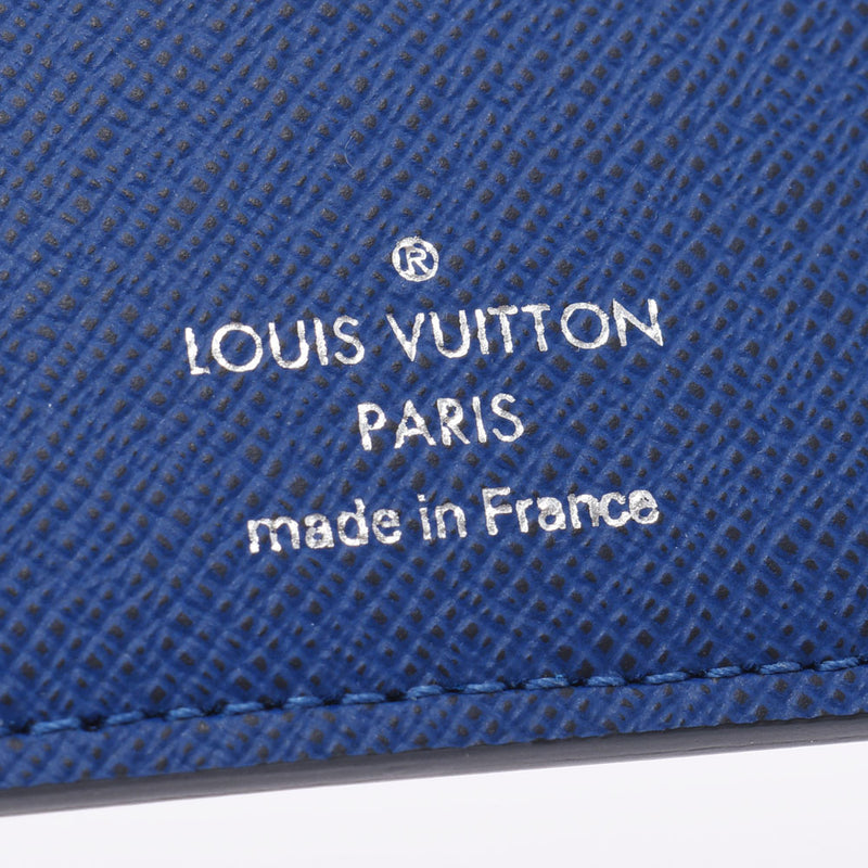 LOUIS VUITTON Louis Vuitton Tiga Lama Portofoyille Multiple Cobalt M30299 Men's Tiga Leather Maginari Ginzo