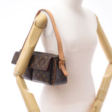 LOUIS VUITTON ルイヴィトン モノグラム ヴィバシテMM ブラウン M51164 レディース モノグラムキャンバス ショルダーバッグ ABランク 中古 銀蔵