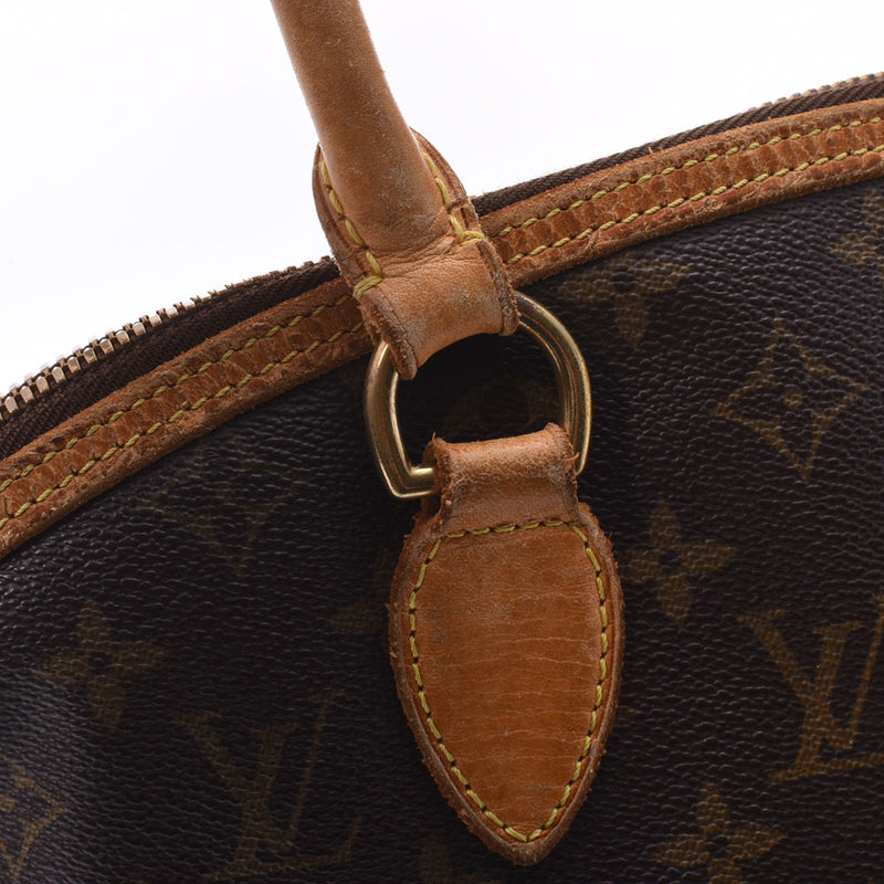 LOUIS VUITTON Louis Vuitton Monogram Lockweit Olizontal Brown Gold Bracket M40104 Ladies Monogram Canvas Handbag C Rank Used Ginzo