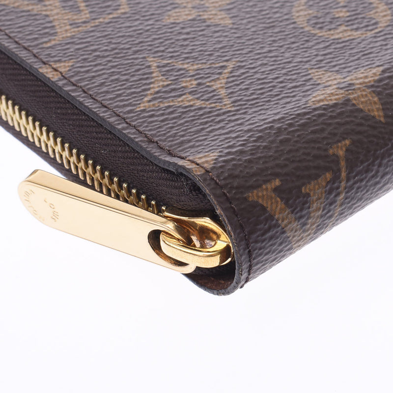 路易威顿路易·维顿（Louis Vuitton）路易·威登（Louis Vuitton）会标Zippy钱包棕色M42616女用canvas帆布钱包，二手Ginzo