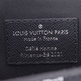LOUIS VUITTON ルイヴィトン ダミエ ディストーテッド スティーマー XS 黒/白 N60453 メンズ ダミエキャンバス ショルダーバッグ 新同 中古 銀蔵