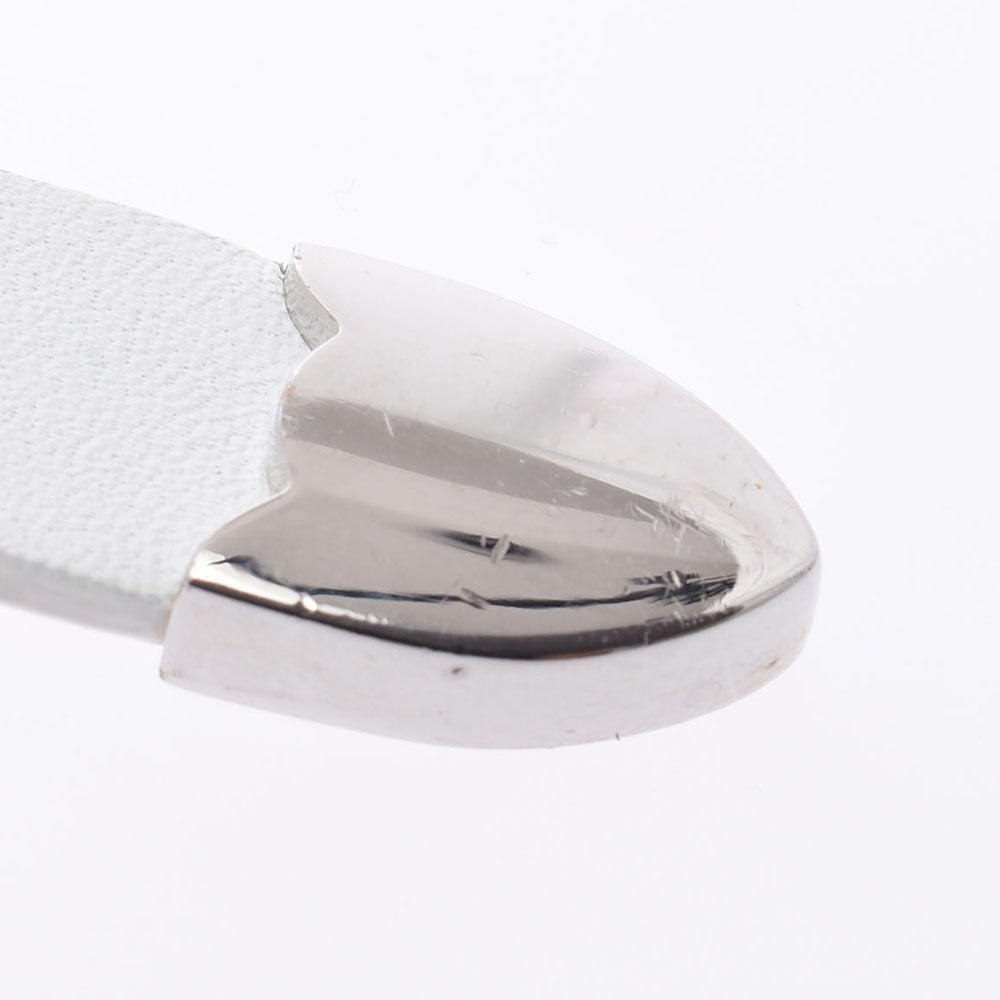 ルイヴィトン二重タイプ サイズ80cm 白 シルバー金具 ユニセックス