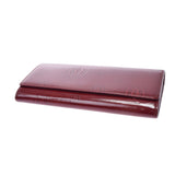 Cartier Cartier Happy Birthday Long Wallet Bordeaux Ladies Enamel Wallet AB Rank Used Ginzo