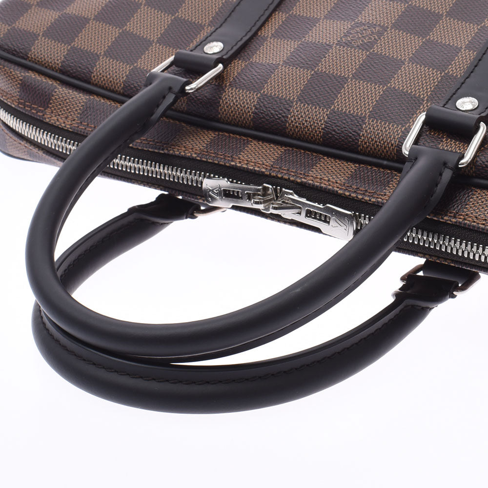 Louis Vuitton ダミエ ビジネスバッグ ルイヴィトンPDV PM 14137 ブラウン メンズ ダミエキャンバス ビジネス