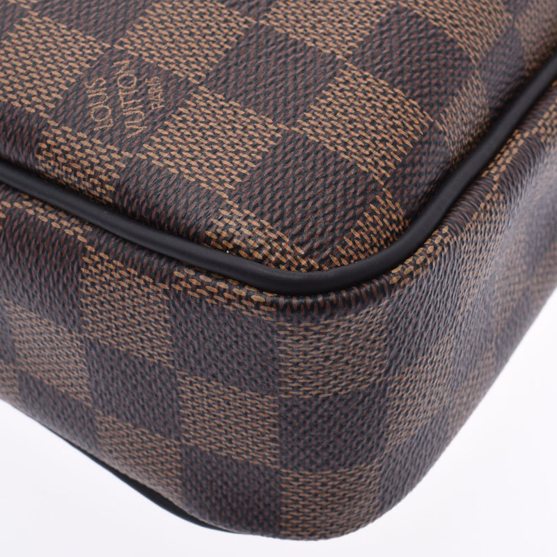 [Valentine Men's New Year] LOUIS VUITTON Louis Vuitton Dami PDV PM Brown N41466 Men's Damier Cambus Business Bag Unused Ginzo