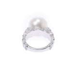 PIAGET Pierge #52 11.5 Ladies K18WG/Pearl/Diamond Ring/Ring A Rank used Ginzo
