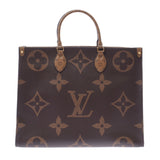 LOUIS VUITTON ルイヴィトン モノグラム リバース オンザゴー GM ブラウン M45320 ユニセックス モノグラムリバースキャンバス 2WAYバッグ 未使用 銀蔵