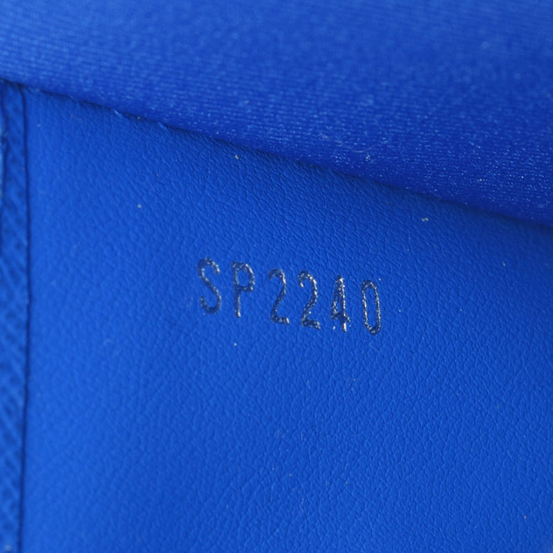 LOUIS VUITTON Louis Vuitton Monogram Crows Pochette Voyage Blue M45480 Men's Gramme Canvas Clutch Bag Unused Ginzo