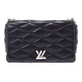 LOUIS VUITTON Louis Vuitton GO-14 MM Maltage Black M50298 Ladies Leather Shoulder Bag B Rank used Ginzo