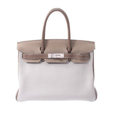 HERMES HERMES BIRKIN 30珍珠珍珠灰色/Etoop Yale
