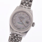 ROLEX Rolex Datejust 179174NG Ladies SS/WG Watch Automatic Pink Shell Dial A Rank Used Ginzo