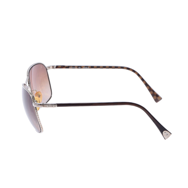 LOUIS VUITTON Louis Vuitton Damier Competon Dark Brown Z0035U Unisex SV metal fittings Sunglasses B rank used Ginzo