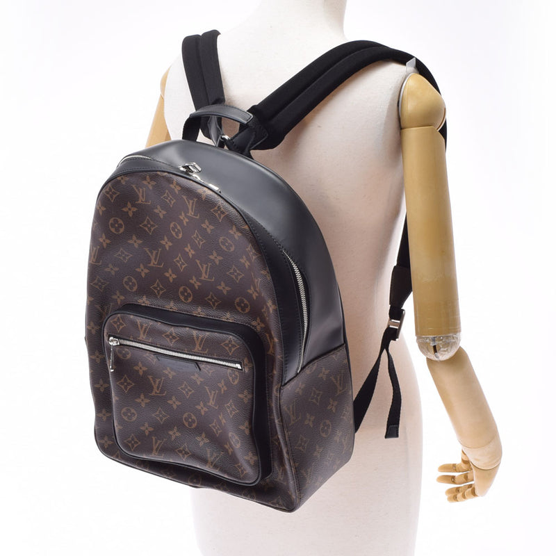 ルイヴィトンマカサー ジョッシュ 14145 ブラウン/黒 メンズ リュック・デイパック M41530 LOUIS VUITTON 中古 –  銀蔵オンライン