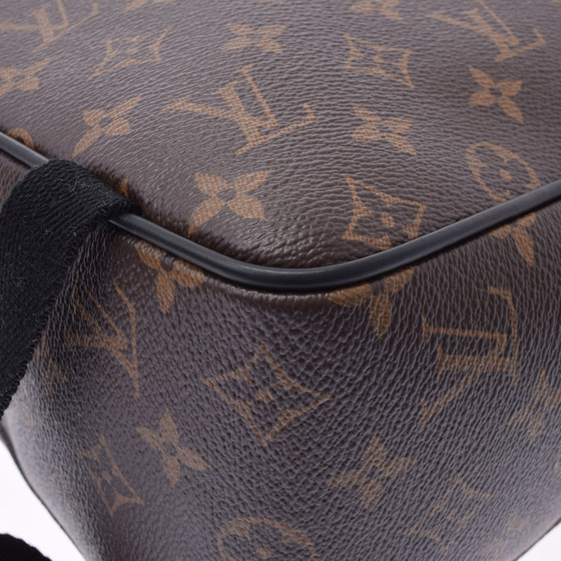LOUIS VUITTON Louis Vuitton Monogram Makaser Josh Brown/Black M41530 Men's Gram Makaser Canvas Bucks Backpack AB Rank Used Ginzo