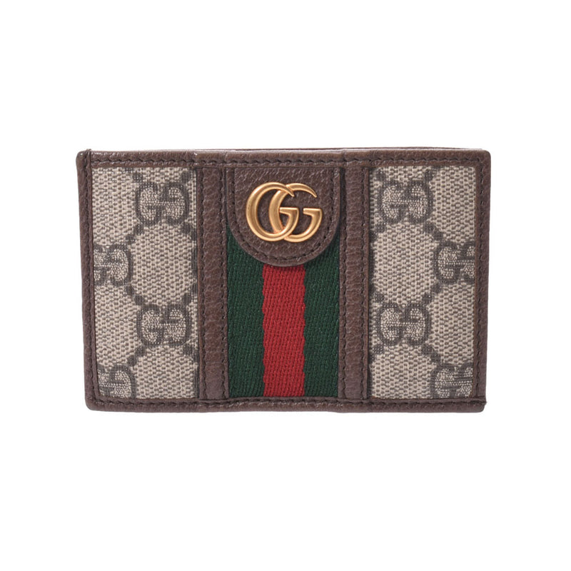 GUCCI グッチ オフィディアGG カードケース ブラウン パスケース - 小物