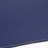 爱马仕爱马仕Birkin 30蓝色Saffir银色酷Z-饰面（大约2021年）女士dogo手提包新金佐