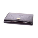 LOUIS VUITTON Louis Vuitton Verni Anverop Cartouvisit Card Case Amarant M91409 Ladies Monogram Verni Bank B Used Ginzo