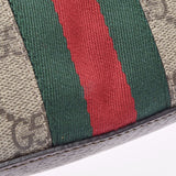 Gucci Gucci Offidia GG肩袋米色499621女士PVC肩带B等级二手Ginzo