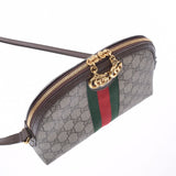 Gucci Gucci Offidia GG肩袋米色499621女士PVC肩带B等级二手Ginzo