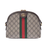 Gucci Gucci Offidia GG肩袋米色499621女士PVC肩带B等级二手Ginzo