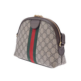 Gucci Gucci Offidia GG肩袋米色499621女士PVC肩带B等级二手Ginzo