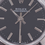 ROLEX ロレックス オイスターパーペチュアル 67180 レディース SS 腕時計 自動巻き 黒文字盤 Aランク 中古 銀蔵