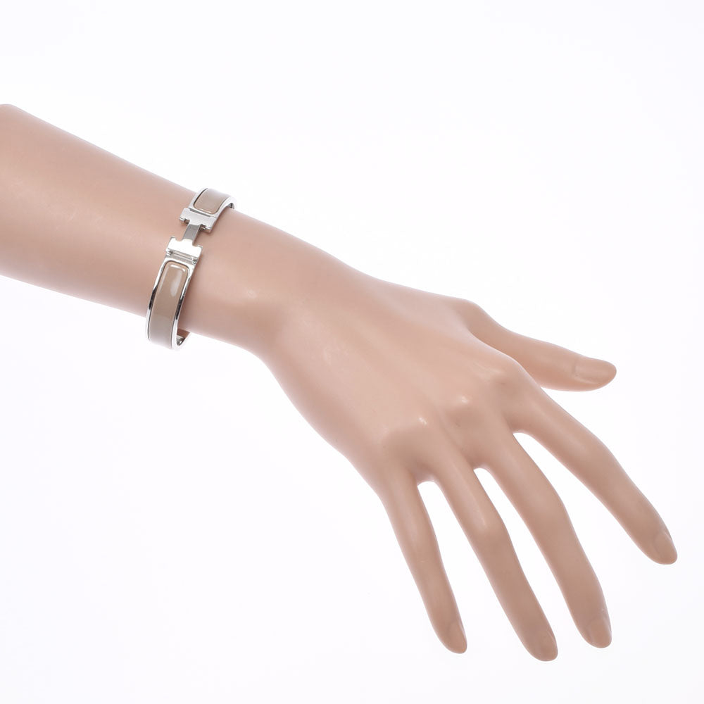 HERMES エルメス クリッククラック PM バングル ベージュ シルバー金具 ユニセックス SV ブレスレット ABランク 中古 人気・おすすめ|多用途・生活用品におすすめ キャンペーン中 即納 即日発送サービス HERMES エルメス クリッククラック PM バングル ベージュ シルバー金具 ユニセックス SV ブレスレット ABランク 中古 人気・おすすめ|多用途・生活用品におすすめ キャンペーン中 即納 即日発送サービス