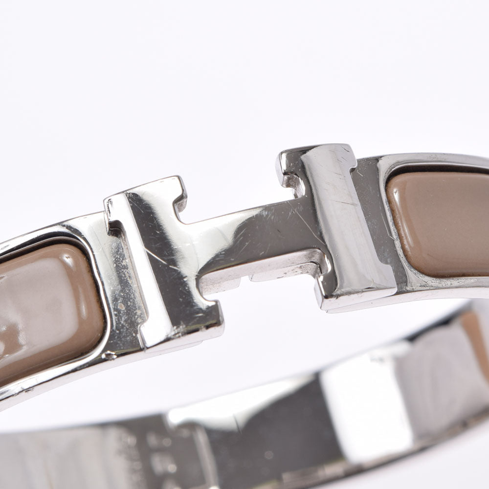 HERMES エルメス クリッククラック PM バングル ベージュ シルバー金具 ユニセックス SV ブレスレット ABランク 中古 人気・おすすめ|多用途・生活用品におすすめ キャンペーン中 即納 即日発送サービス HERMES エルメス クリッククラック PM バングル ベージュ シルバー金具 ユニセックス SV ブレスレット ABランク 中古 人気・おすすめ|多用途・生活用品におすすめ キャンペーン中 即納 即日発送サービス