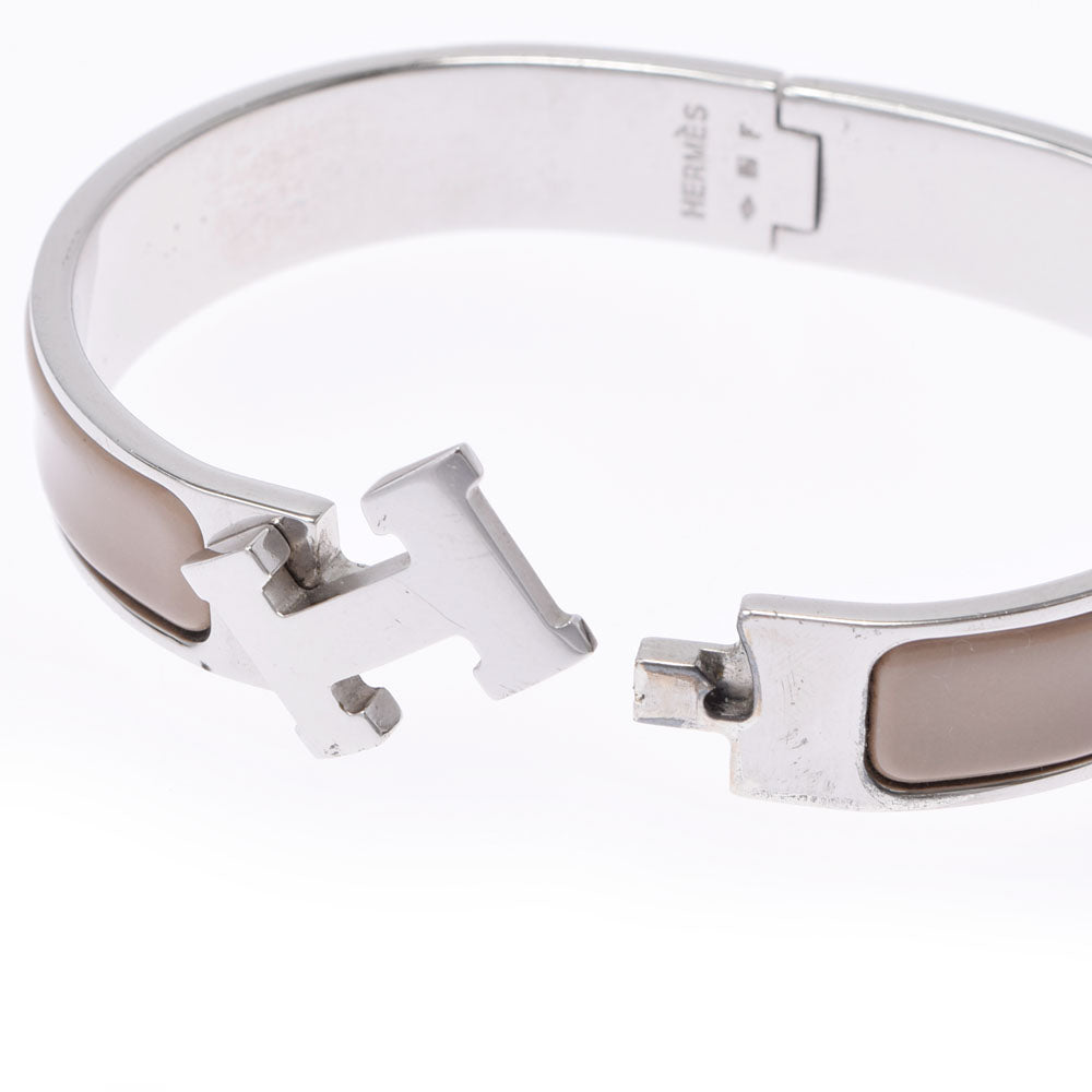 HERMES エルメス クリッククラック PM バングル ベージュ シルバー金具 ユニセックス SV ブレスレット ABランク 中古 人気・おすすめ|多用途・生活用品におすすめ キャンペーン中 即納 即日発送サービス HERMES エルメス クリッククラック PM バングル ベージュ シルバー金具 ユニセックス SV ブレスレット ABランク 中古 人気・おすすめ|多用途・生活用品におすすめ キャンペーン中 即納 即日発送サービス