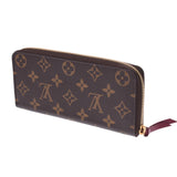 路易·威登（Louis Vuitton）路易斯·威登（Louis Vuitton）会标Portofoyille Clemance Fuchsha M60742男女通用会标帆布钱包，二手Ginzo