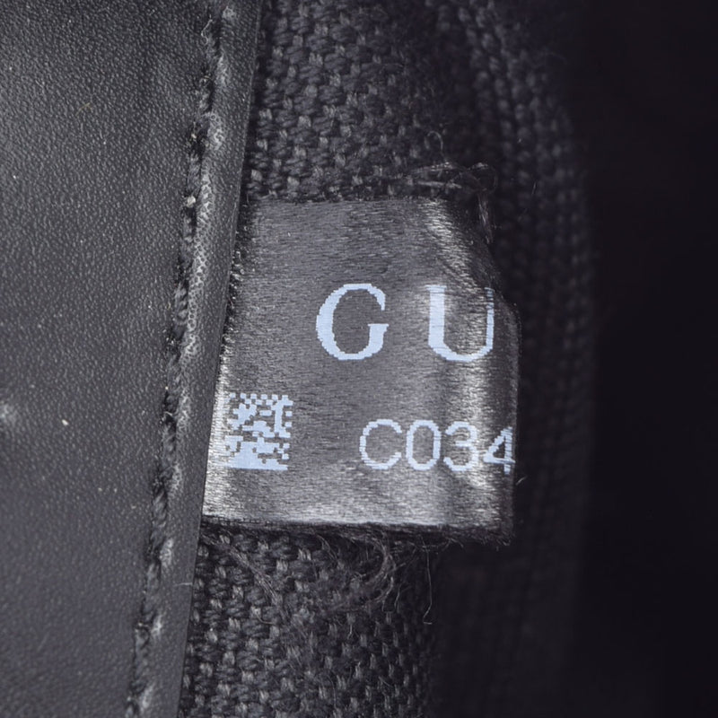 GUCCI Gucci Soft GG Sprem Canvas Backpack Black 495563 Unisex Leather Soft GG Sprem Canvas Backpack Daypack A Rank Used Ginzo