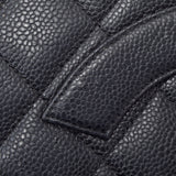 CHANEL Chanel Reprint Tote Black Silver Bracket Ladies Caviar Skin Tote Bag B Rank used Ginzo