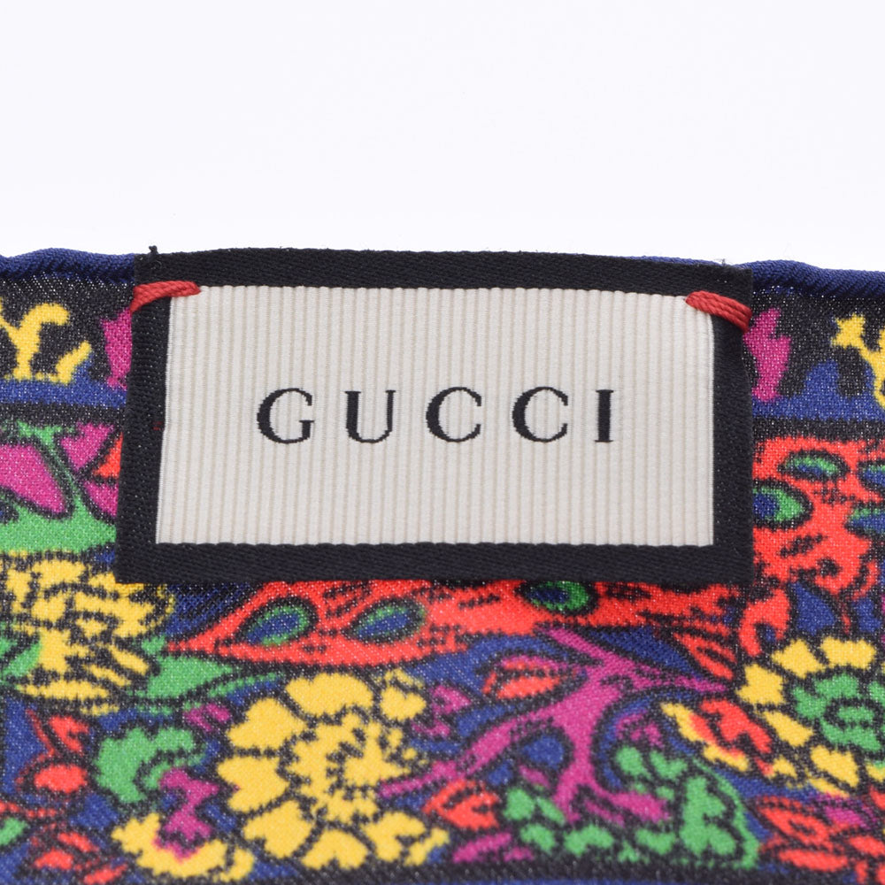 グッチGG柄 花と鳥 90×90cm 茶/赤/青 レディース スカーフ GUCCI 中古 – 銀蔵オンライン