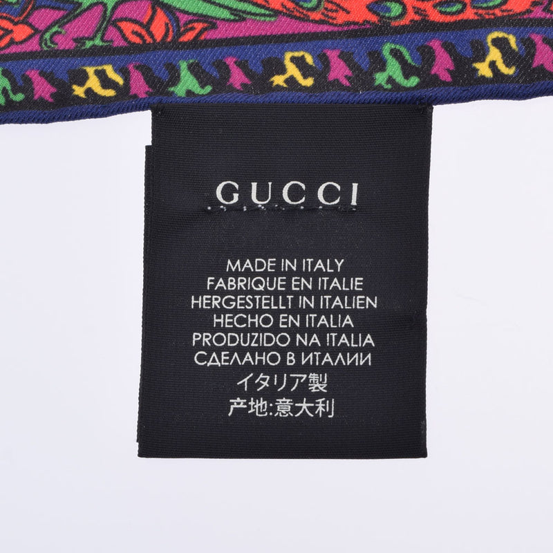 グッチGG柄 花と鳥 90×90cm 茶/赤/青 レディース スカーフ GUCCI 中古 – 銀蔵オンライン