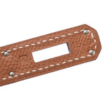 爱马仕爱马仕伯金（Hermes Hermes Birkin）30金银支架□k雕刻（2007年左右）女士vo Epson手提包A级使用Ginzo