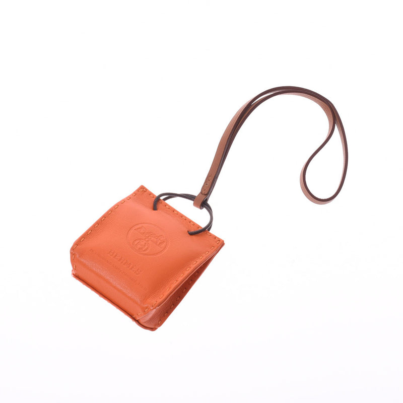 HERMES Hermes Sack Orange Bag Charm Foo D engraved (around 2019) Unisex Annomiro Charm unused Ginzo