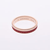 Boucheron Bucheron Cattle Ring #51 Ladies K18PG/Red Ceramic Ring/Ring A Rank Used Ginzo