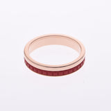 Boucheron Bucheron Cattle Ring #51 Ladies K18PG/Red Ceramic Ring/Ring A Rank Used Ginzo