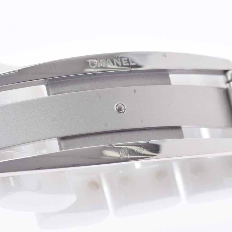 香奈儿香奈儿（Chanel Chanel）J12 38mm PIN CLIGHT 8P DIAMOND LIMITED 1200型号H4864男士白色陶瓷/SS观看自动白色拨号