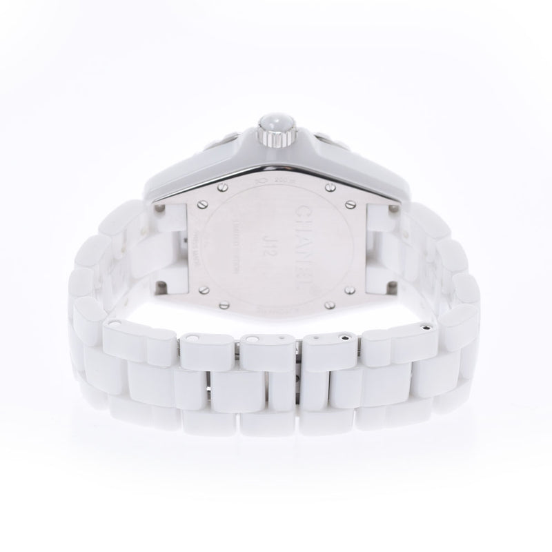 香奈儿香奈儿（Chanel Chanel）J12 38mm PIN CLIGHT 8P DIAMOND LIMITED 1200型号H4864男士白色陶瓷/SS观看自动白色拨号